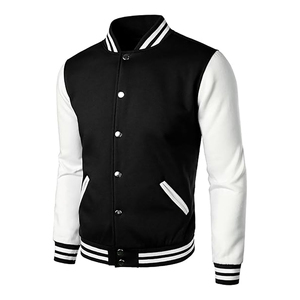2026 Customizable Unisex Autumn Waterproof Windproof Cotton <b>Lined</b> Embroidered Eco-Friendly Varsity Letterman <b>Jacket</b> Sleeves - Product Image 3