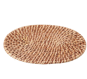 Rattan Trivets Pot <b>Dinner</b> Woven Trivet <b>Table</b> <b>Mat</b> & Coaster Hot Pot <b>Table</b> Decoration Rattan Trivet Best Price - Product Image 5