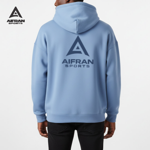 Sudadera con Capucha AIFRAN Personalizada con Logotipo 3D para Hombre, Estilo Urbano, Oversize, Felpa de Alta Densidad, Unisex, Ropa Deportiva de Lujo para Gimnasio - Product Image 4