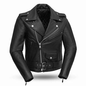 Blousons en cuir de moto sur mesure de qualité supérieure 2026 – Manches en cuir de vachette – Nouvelle collection tendance – Blouson en cuir original - Product Image 1