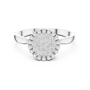 Anillo de compromiso y boda Aries Jewel DEF VVS VS con diamante cultivado en laboratorio de corte brillante redondo, oro macizo de 14K, HPHT CVD, 1.30mm - Product Image 6