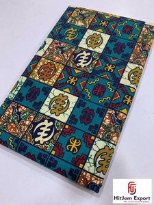 Tissu en coton imprimé africain Ankara, motifs vibrants, pour projets de couture, approvisionnement en gros, Tanzanie - Product Image 1