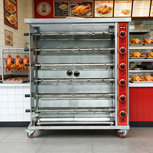 Forno Elettrico a Gas per Polli Arrosto Commerciale con 6 Aste, Attrezzatura per Cucina, <span class=keywords><strong>Ristorante</strong></span> e Catering HJ-CM012-6 - Product Image 1