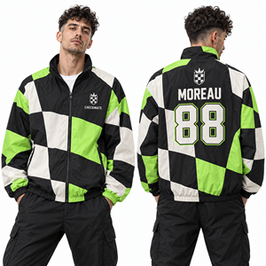 Personalized Windbreaker Apparel International Commerce Marketplace Listing Gift Event Uniform Casualwear Lifestyle <b>Gym</b> Commuter - Product Image 3