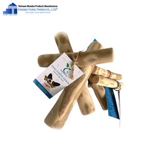 Juguete Masticable Duradero de Madera de Café para Perros, Juguete Natural para Perros Mordedores Agresivos, Accesorios para Mascotas con Certificación FSC, Vietnam - Product Image 5