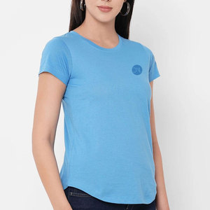 T-shirt femme tendance 100% coton, look élégant, tissu doux, pour un usage décontracté, confortable. - Product Image 2