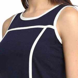 Custom Front Logo ODM Women's 100% Cotton Solid Breathable Eco-Friendly Quick Dry Jersey Casual Tank <b>Tops</b> Bulk Sleeveless Gym - Product Image 5