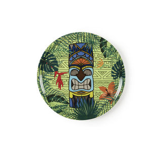 Ensemble de 6 assiettes à pizza Excelsa en porcelaine Amalfi 31 cm multicolores, vaisselle de fête - Product Image 3