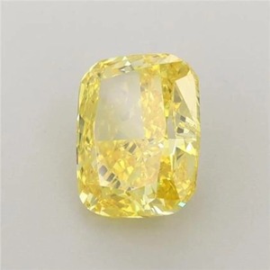 Diamante Sintético Amarillo Cultivado en Laboratorio, Corte Cojín Alargado, de 1.00 CT a 5.00 CT, Certificado, Claridad VVS VS - Product Image 6