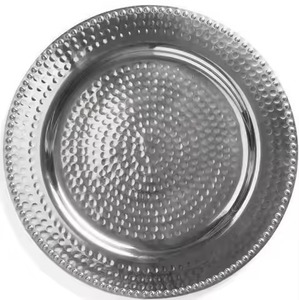 Assiettes de présentation de luxe en fer pour la décoration de table – Collection pour les professionnels de l'événementiel - Product Image 1