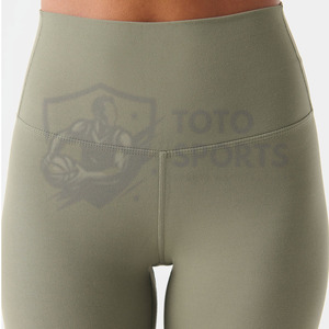 Leggings couleur claire, matière respirante, coupe ajustée confortable, toucher doux, meilleur fournisseur, tenue durable, élastique, logo personnalisé - Product Image 2
