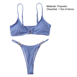 Conjunto de Bikini Profesional para Mujer, Traje de Baño de Moda para Playa y Piscina, Fabricante Premium, Producción al por Mayor - Product Image 2