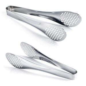 Pince à glaçons en acier inoxydable, design premium, accessoires de cuisine, qualité alimentaire, outils de bar à prix avantageux - Product Image 6