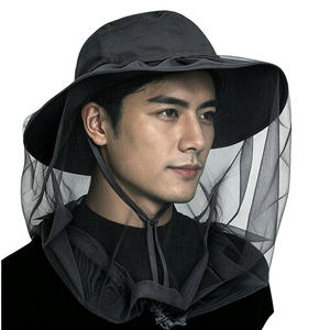 Malla de protección facial transpirable para apicultura, a prueba de abejas, para actividades al aire libre, ajuste regular, poliéster - Product Image 4