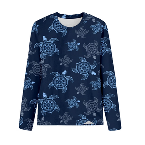 T-shirts pour femmes grande taille, coupe slim, manches longues, col rond, élégants, design personnalisé, impression sur mesure, meilleur prix - Product Image 3