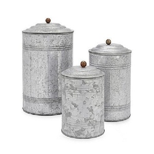 Ensemble de 3 boîtes de rangement pour sucre, thé et café, best-seller, pour la cuisine, décoratives, avec couvercle - Product Image 1