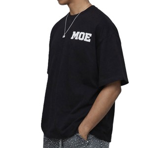 Camiseta de Algodón Premium Denso para Hombre con Logotipo Bordado en el Pecho, Corte Oversize Estilo Urbano, Marca Privada, Fabricación OEM - Product Image 3