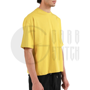 Camiseta de Manga Corta para Hombre, Color Naranja, Cuello Redondo, Corte Regular, Informal, 100% Algodón Jersey, Tejido Liso - Product Image 5