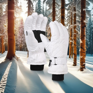 Gants de ski personnalisés pour femmes et hommes à écran tactile imperméables et antidérapants pour la neige et l'hiver - Product Image 1