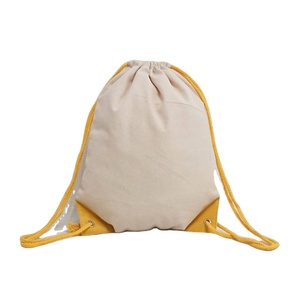 Wholesale Eco Friendly Cotton Pouch Custom logo Printed Canvas Cotton Calico <b>Drawstring</b> <b>Bag</b> , <b>Drawstring</b> Backpack Cotton - Product Image 5