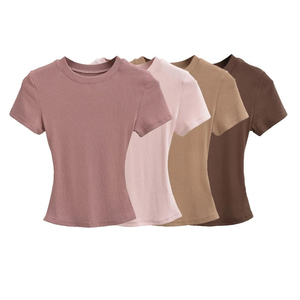 T-shirt imprimé pour femmes, été, décontracté, respirant, coton, manches courtes, doux, léger, élégant, tee-shirt féminin, vêtements de mode quotidiens - Product Image 3