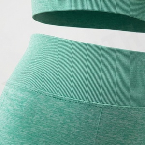 Ensemble de yoga pour femmes, vêtements de sport, leggings de fitness, soutiens-gorge, vêtements sans couture, vêtements respirants, tenue de sport - Product Image 5