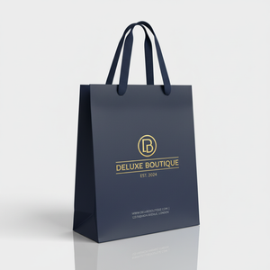 <b>White</b> Handle Luxury Paper <b>Bags</b> with Lamination for Supermarket Promotion and Retail <b>Gift</b> Packaging - Product Image 6
