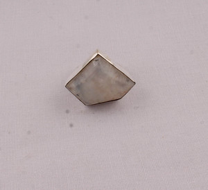Fancy Shape Rainbow Moonstone <b>Ring</b> 925 Sterling <b>Silver</b> Jewelry Unique Cut Blue Fire Gemstone <b>Ring</b> Vintage Style <b>Statement</b> <b>Ring</b> - Product Image 4