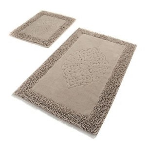 Tapis de bain en coton 100% de haute qualité, doux et absorbant, qualité supérieure pour hôtels, tissé pour la salle de bain, devant la porte, sur le sol - Product Image 3