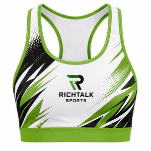Soutien-gorge de sport simple pour femme, à sublimation, maintien élevé, écologique, de qualité supérieure, confortable pour le quotidien, en stock pour la vente en ligne - Product Image 1