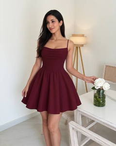 Precios más bajos: Vestidos cortos para niñas con tela de algodón, estilo sin mangas, en venta por exportadores indios. - Product Image 6