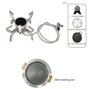 เตาอินฟราเรดแบบแยกส่วนสำหรับตั้งแคมป์ เตาแก๊สแบบพับได้สำหรับเดินทาง พร้อมอุปกรณ์จุดไฟ - Product Image 5