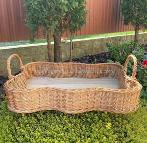 Bandeja de servicio ecológica de ratán pulido recuerdo de estilo amor para cocina y desayuno USO tamaño personalizado - Product Image 2