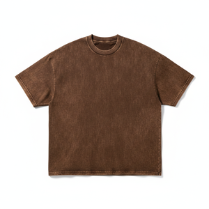 Camisetas de Moda para Hombre, Camisetas con Lavado Ácido para Adultos, 100% Algodón, Camiseta Informal para Hombre - Product Image 1