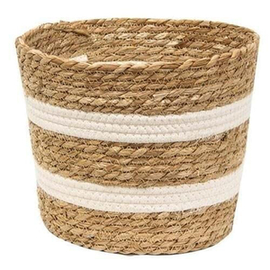 Modern Design Rattan <b>Basket</b> Natural Handmade Seagrass Home Clothing <b>Storage</b> Rattan <b>Basket</b> Hot Sale Indian Rattan Handicrafts - Product Image 5