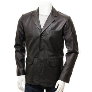 Chaquetas de Cuero Genuino para Hombre, Estilo Urbano, Impermeables, Resistentes al Viento, Corte Regular, Precio al por Mayor, Precios Razonables Disponibles - Product Image 1