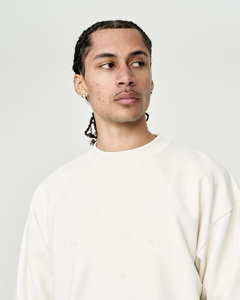 Sweat-shirt à capuche oversize pour homme, blanc uni, en coton tricoté, pull décontracté pour l'hiver, coupe classique, manches régulières - Product Image 2