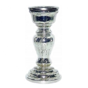 Centre de table de mariage, article de décoration d'intérieur de haute qualité, nouveau design 2025, bougeoirs en verre pour bougies piliers et bougies coniques - Product Image 1