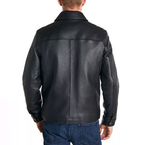 Chaqueta de Cuero con Acabado de Lujo, Material Premium, Tacto Suave, Cálida, Corte Ajustado, Chaqueta de Moda para Invierno y Negocios - Product Image 2
