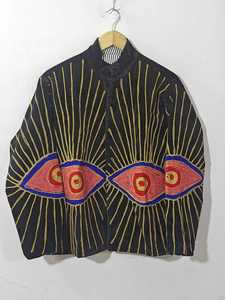 Indian Autumn/Winter <b>Quilted</b> Suzani Coat Floral Embroidery Velvet Kimono Jacket Cotton Filling Stand Collar Full Sleeve <b>Single</b> - Product Image 1