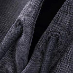 เสื้อฮู้ดดี้ผู้หญิงสไตล์วินเทจลายพิมพ์ 3 มิติ ผ้าฝ้ายเฟรนช์เทอร์รี่ ลุคดิสเทรส ดีไซน์ทำสีแบบแอซิดวอช สำหรับฤดูหนาว - Product Image 6