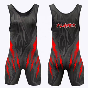 Vêtements de lutte personnalisés de haute qualité pour hommes, combinaison de lutte, vêtements d'entraînement de lutte - Product Image 6