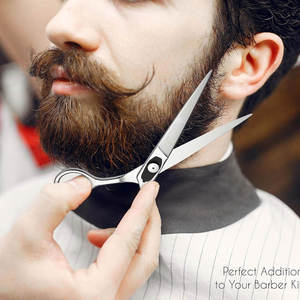 Ciseaux de coiffure professionnels en acier inoxydable avec lame tranchante comme un rasoir pour salon de coiffure - Product Image 6