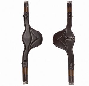Sangle anatomique pour cheval de qualité supérieure, en cuir de haute qualité, sangles élastiques, boucles métalliques, taille personnalisable, marque SADAF SADDLERY - Product Image 1