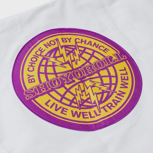 Kimono de Jiu-Jitsu BJJ Shoyorol Citrine Competitor Blanc, Édition Spéciale Limitée, Prix de Gros RTS - Product Image 3