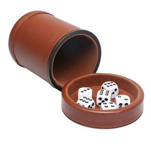 Vaso para Dados de Cuero PU Clásico Deportivo Premium Profesional OEM para Adolescentes con Logotipo Personalizado para Fiestas y Bares, Venta al por Mayor - Product Image 2