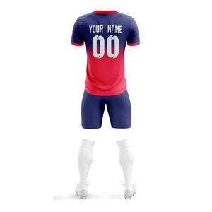Maillot de football personnalisé haut de gamme 100 % polyester, imprimé par transfert thermique, séchage rapide, respirant, vêtements de sport d'équipe, vente en gros - Product Image 6