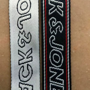 สายรัดยางยืดพิมพ์ลายโลโก้สีตามสั่ง คุณภาพสูง สำหรับใช้กับเสื้อผ้า - Product Image 3