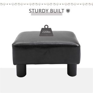 Poggiapiedi Moderno e Confortevole in Plastica e Tessuto per Soggiorno, Camera da Letto, Cucina, Hotel - Product Image 4