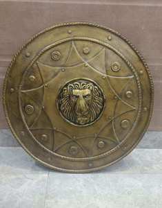 โล่ยางลายนูนรูปสิงโตยุคกลาง งานแฮนด์เมด ตกแต่งผนัง ใช้สำหรับการแสดง คอสเพลย์ และงานปาร์ตี้ฮาโลวีน - Product Image 2